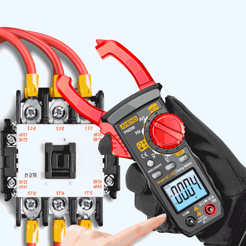 ANENG PN200 Digital Clamp Meter DC/AC 600A Current 4000 Counts Multimeter Ammeter Voltage Tester Car
