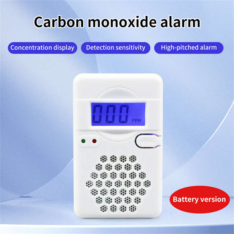 ZN-CDR817 Carbon Monoxide Detector with Electrochemical Sensor Prevent Poisoning with Fault Self-che