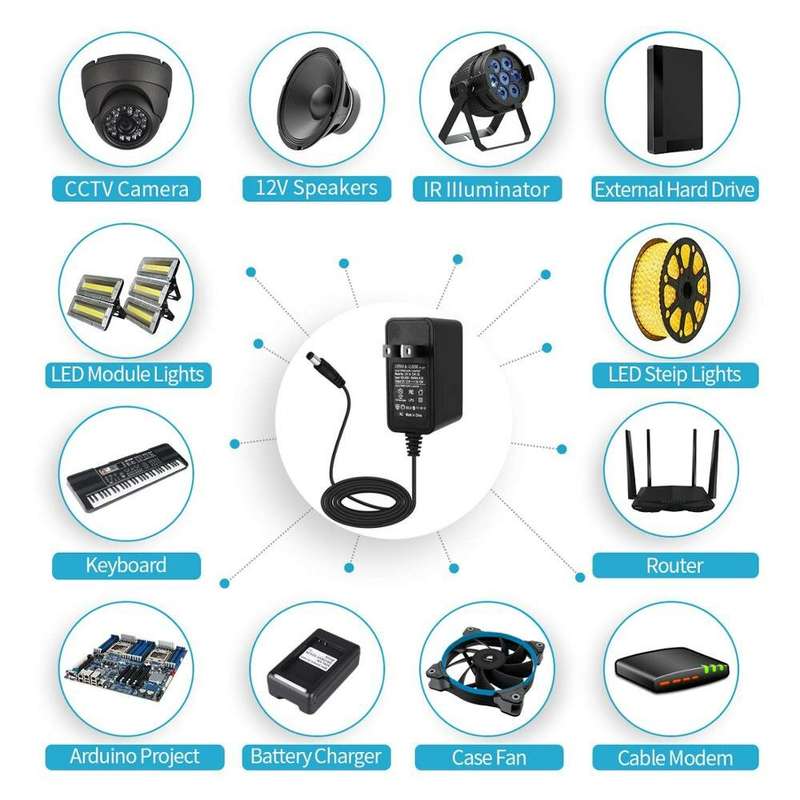 DC 5V Lighting Transformer AC 110V 220V Switching Power Supply 1A 2A 3A 5A 6A 8A 10A Wide Applicatio