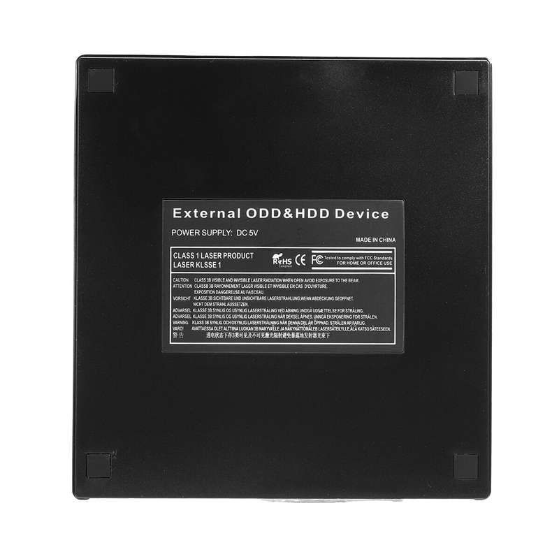 GlowGeek USB 2.0 Type-C Driverless High Speed Read Write Recorder DVD CD Burner SATA Interface for W