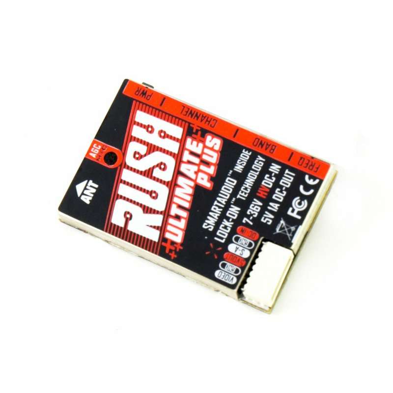 RUSH TANK PLUS 5.8GHz 48CH Smart Audio 0/25/200/500/800mW Switchable FPV Transmitter VTX Built-in AG