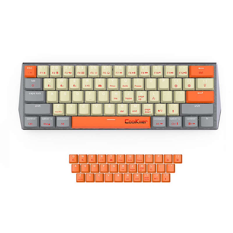 CoolKiller CK 178Mini Triple Mode Gaming mechanical keyboard Low-Shaft Profile RGB Wireless bluetoot