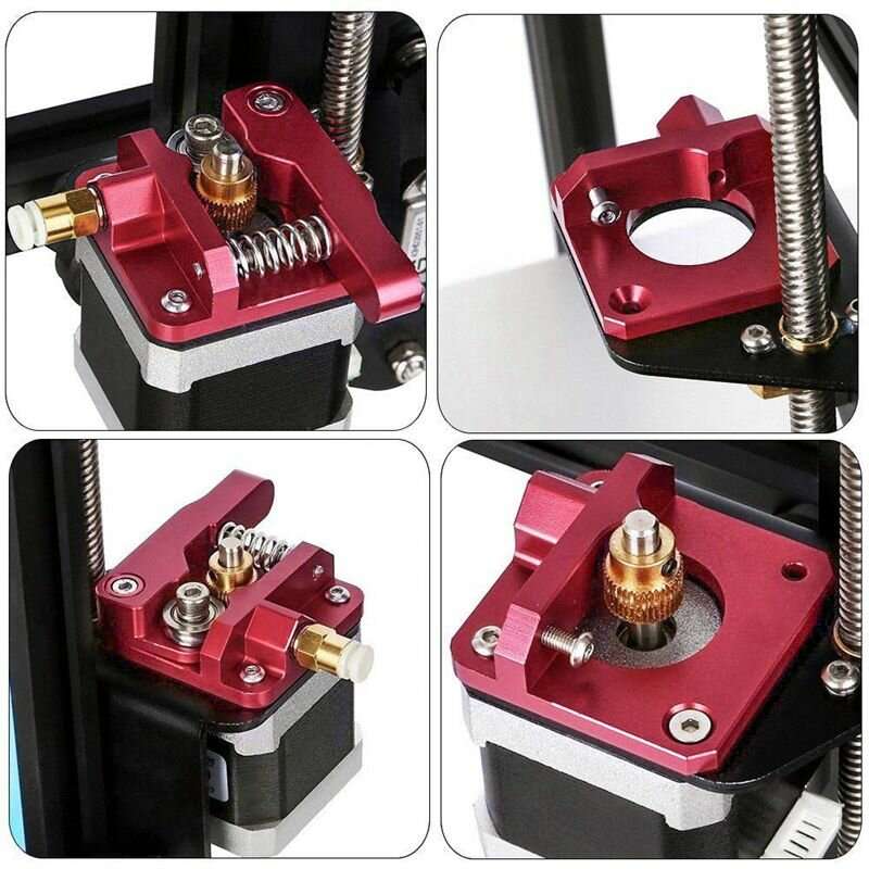 3D Printer Upgraded Aluminum MK8 Extruder Drive Feed Kit for Creality Ender 3/3 Pro/3 V2 Ender 5/5 P