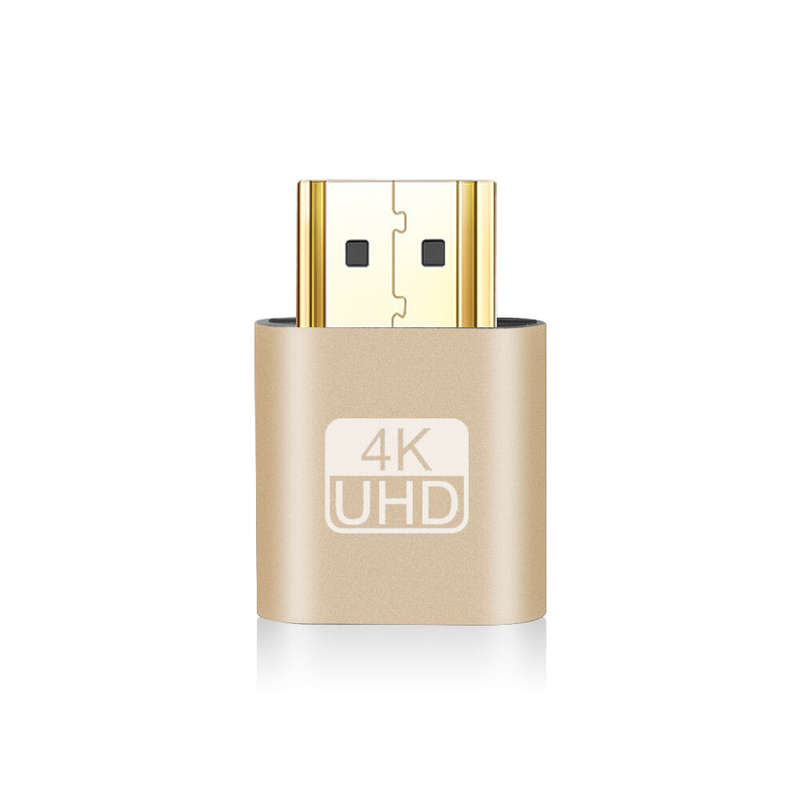 VGA Virtual Display Adapter HDMI-compatible 1.4 DDC EDID Dummy Plug Headless Ghost Display Emulator