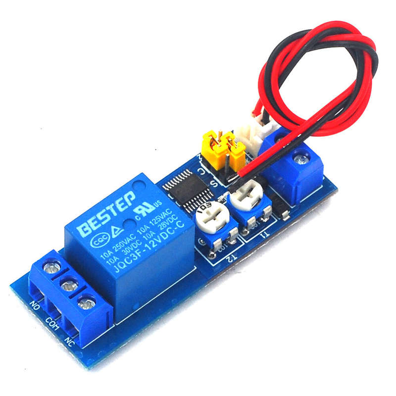 AOQDQDQD HCW-03 12V Relay Module with Infinite Cycle/Single Time/Delay Dual Adjustable/Multifunction