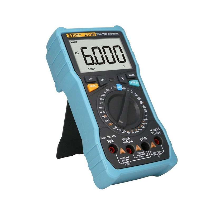 BSIDE ZT-M0 Digital Multimeter True RMS 6000 LCD Smart/Manual DC/AC Current Voltage Capacitance Resi