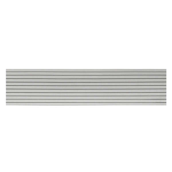 600x2400x5mm Marine Flooring Faux Teak Grey With Black Lines EVA Foam Boat Decking Sheet