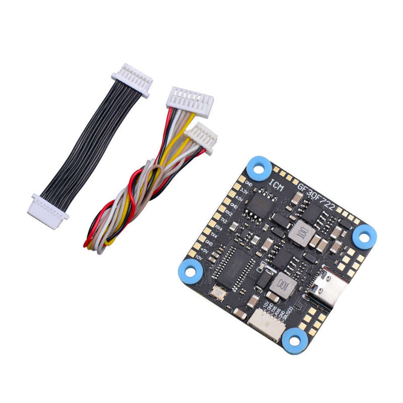 30X30mm JHEMCU GF30F722-ICM F722 Baro OSD 5V 10V Dual BEC Flight Controller 3-8S for FPV Freestyle H