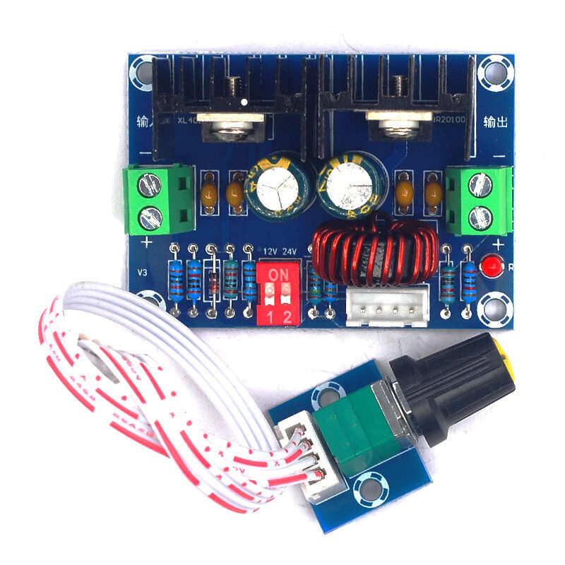 XH-M405 Step-down Regulated Power Supply Module DC-DC PWM Adjustable Board 8A High-power 200W XL4016