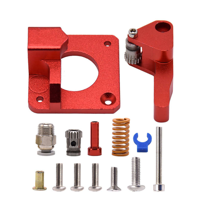 Creativity Aluminum Upgrade Dual Gear Mk8 Metal Extruder Kit For Cr-10 Cr-10S Pro 3D Printer