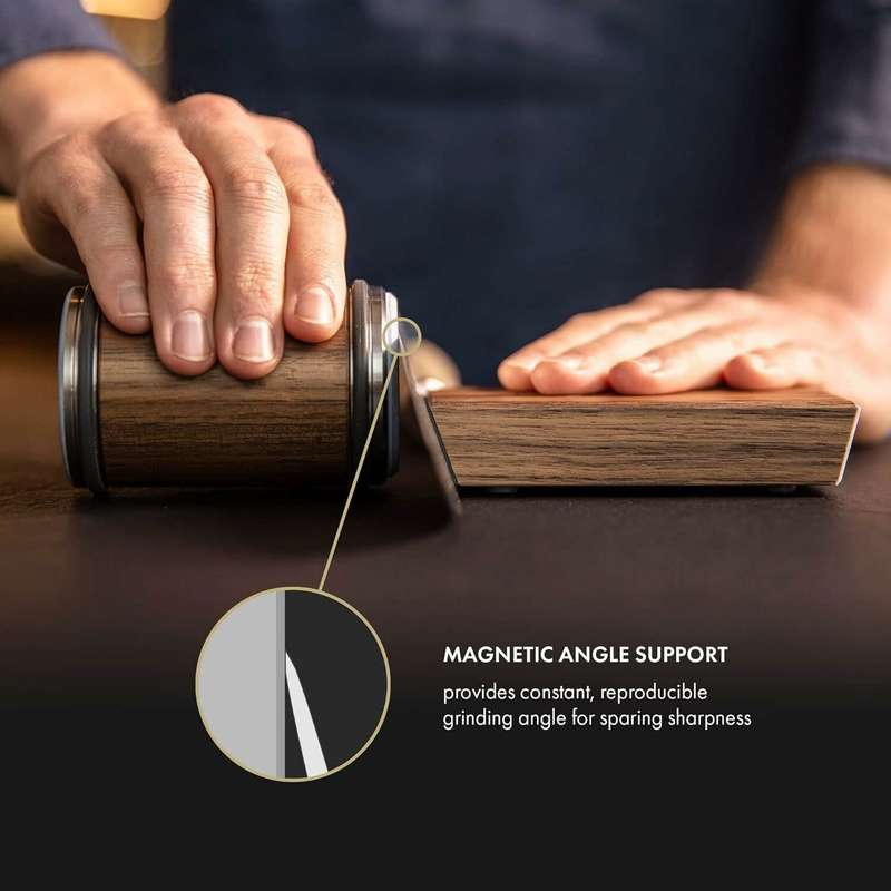Newly Knife Sharpener Rolling Magnetic Knife Sharpener Kit Roller Edge Countertop Rolling Knife Shar