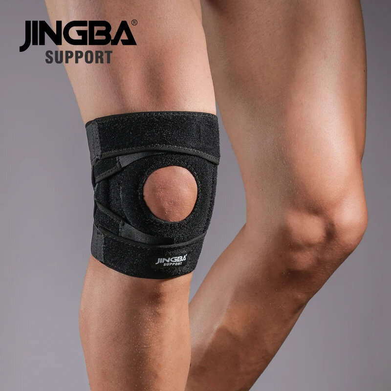 JINGBA SUPPORT Adjustable Knee Pads Breathable Outdoor Sports Knee Brace Support Belt Basketball Fit