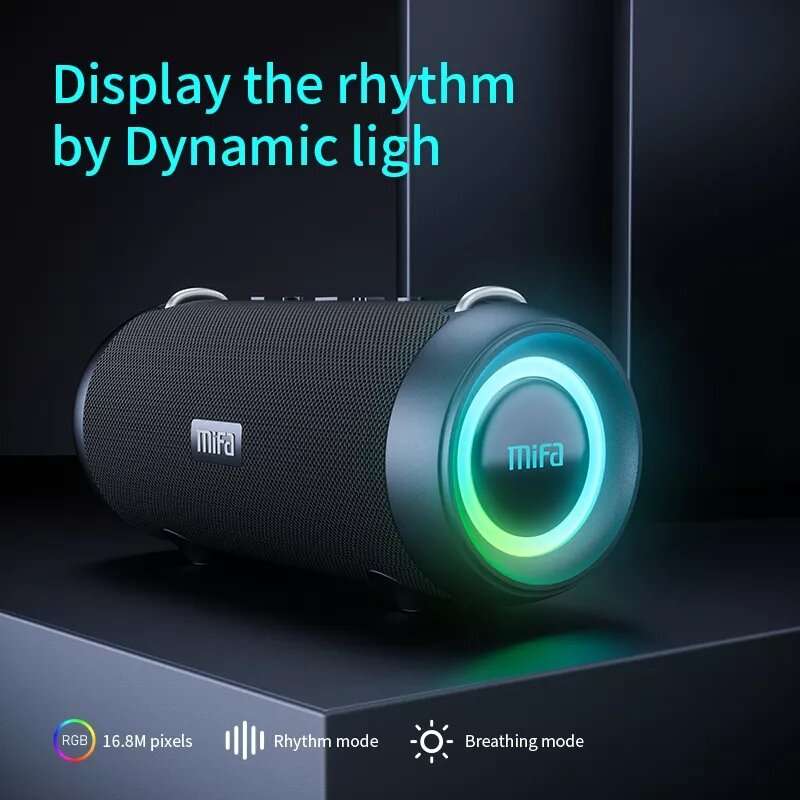 Mifa A90 bluetooth Speaker 60W Output Power bluetooth Speaker with Class D Amplifier Excellent Bass