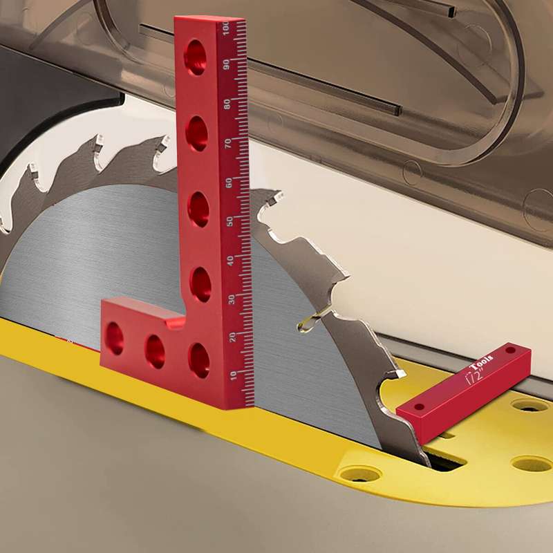 100mm 90 Degree Carpenter Square L Square Right Angle Ruler Aluminum Pocket Ruler Woodworking Measur