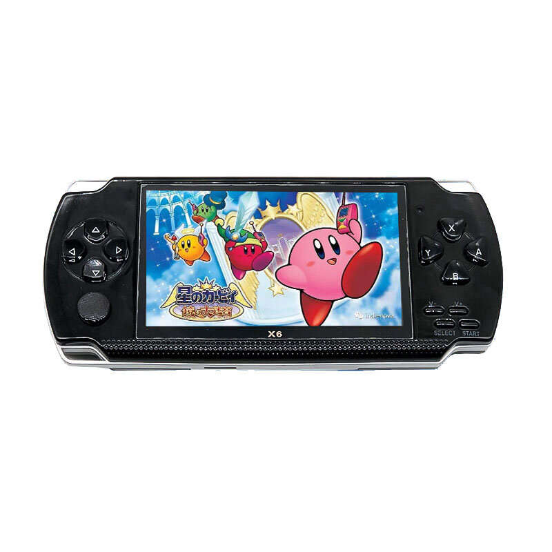 X6 8GB 10000+ Games 4.3 inch High Definition Retro Handheld Video Game Console Game Player for GBA N