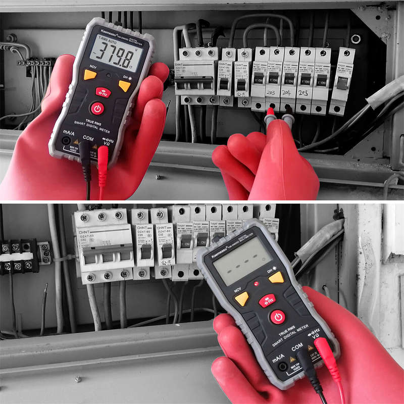 Kaemeasu KM-DM05D Smart Digital Multimeter - High-Precision Auto-Ranging Electrical Tester for AC/DC