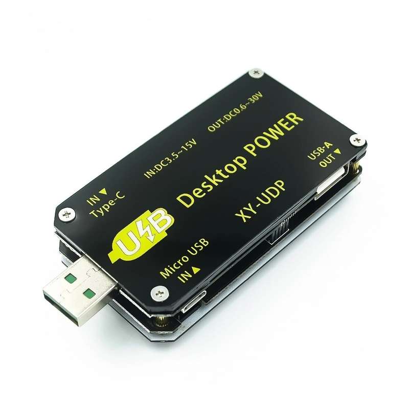 XY-UDP Digital USB DC Converter CC CV 0.6-30V 5V 9V 12V 24V 2A 15W Power Module Desktop Adjustable R