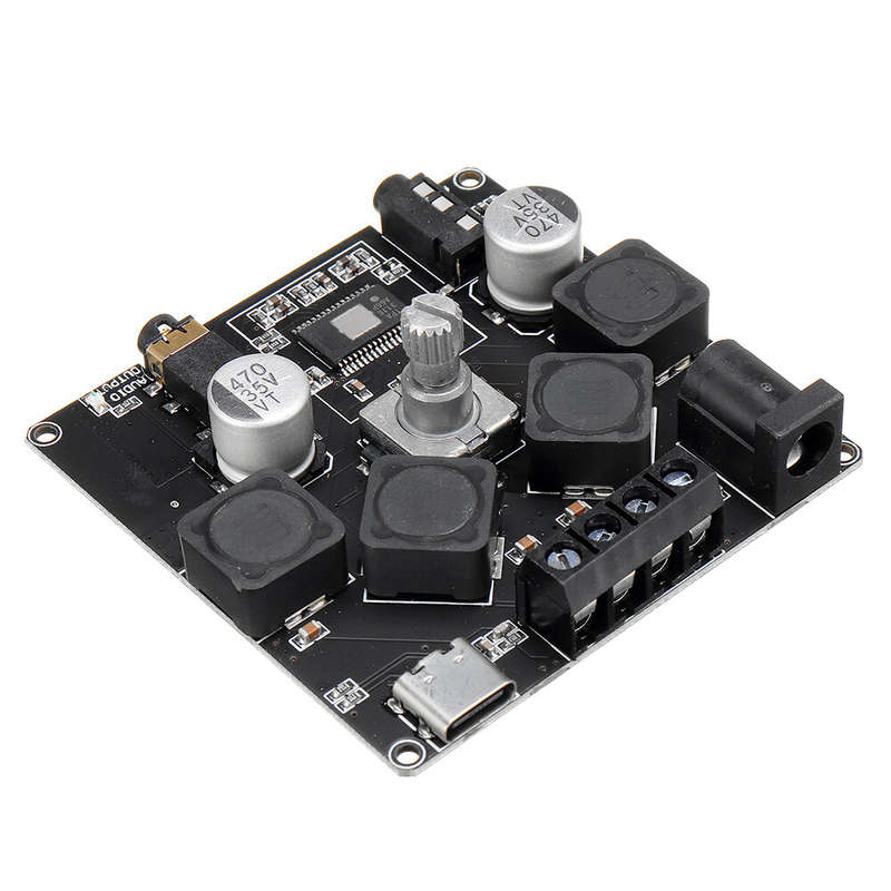 XY-AP50H 50W+50W HiFi Bluetooth 5.0 Wireless Audio TPA3116D2 Digital Power Amplifier Stereo Board 50