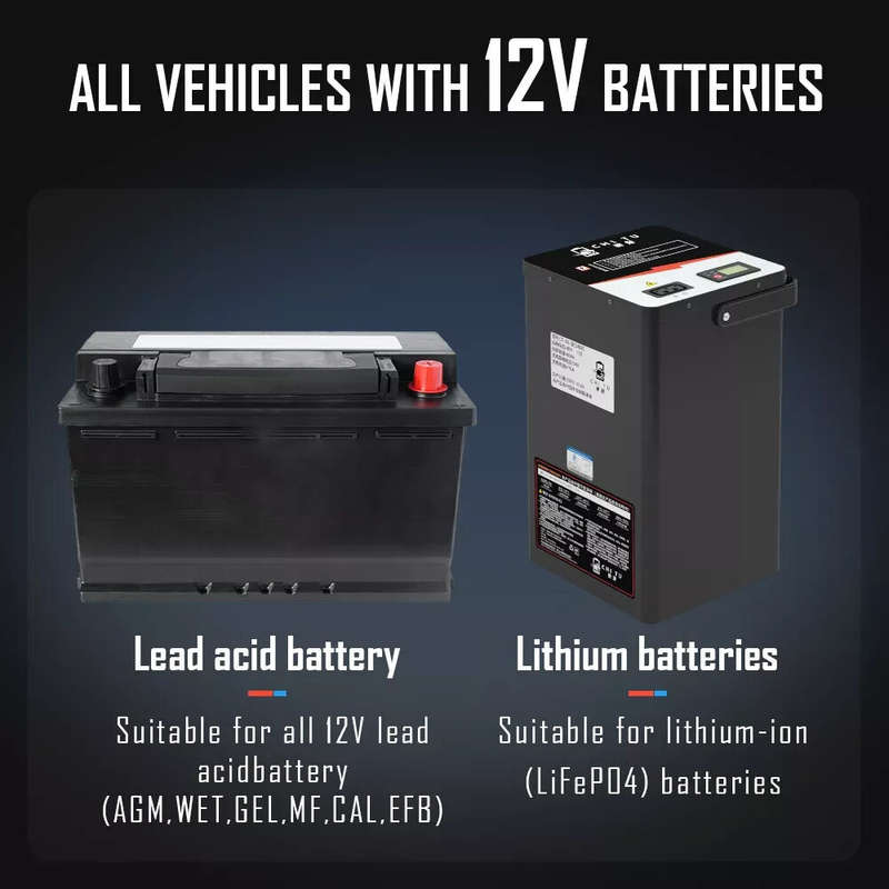 Lancol MICRO-500 Battery Tester 12V Lead-Acid Lithium CCA 40-3000 Color LCD Display QR Code Storage