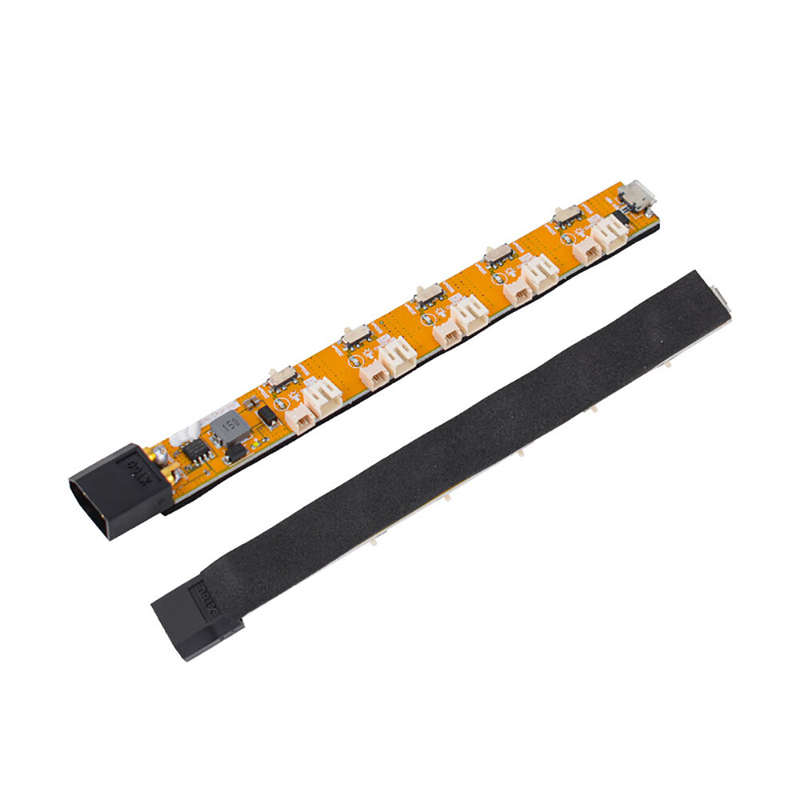 LDARC 1S 3.7V 5-Way USB Charger with XT60 Plug Support 1S Lipo Battery PH2.0 1.25mm Plug for Mobula7