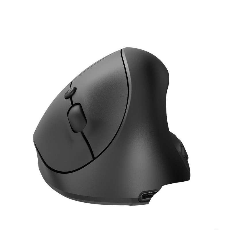 2.4GHz Wireless Mouse Rechargeable Ergonomic 800-2400DPI Adjustable Silent Click Built-in 600mAh Bat