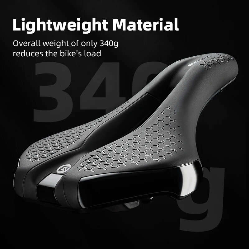 ROCKBROS Soft Bicycle Saddle Bike Soft Comfortable Competition Riding Hollow Seat Cushion for Cyclin