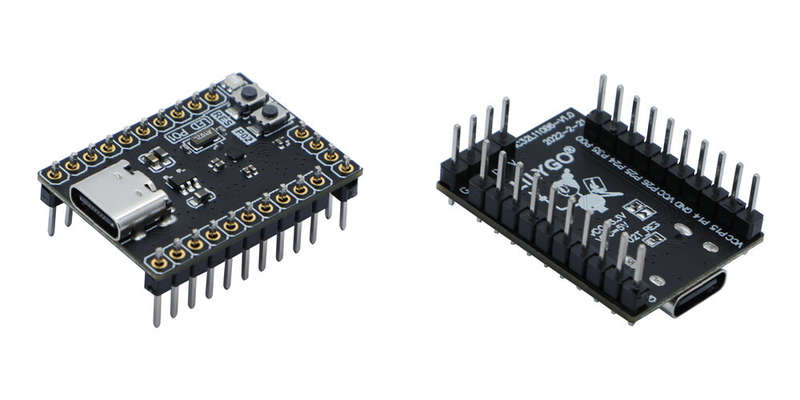 LILYGO T-HC32 HC32L110B6 Smallest Size MCU Ultra-low Power Flexible Power Management WS2812 For Keil