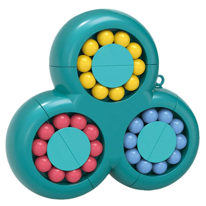 Triangle Cube Rotating Magic Bean Creative Intelligence Decompression Early Educational Puzzle Toys