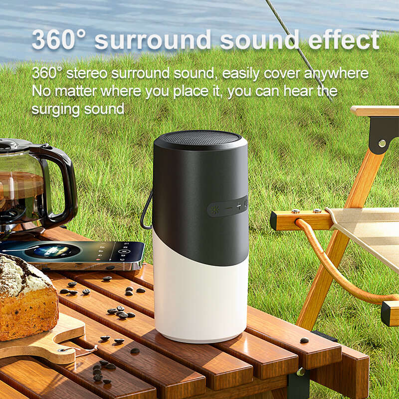 EBS-705 bluetooth 5.3 Speaker Portable Speaker 52mm Driver 360 Stereo Surround Sound Powerful Bass R