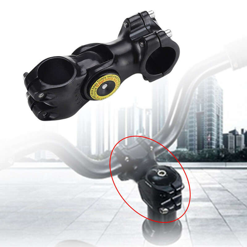 Bike Stem Handlebar Aluminum alloy 180 Degree Adjustable 28.6mm Caliber Bicycle Height Increaser