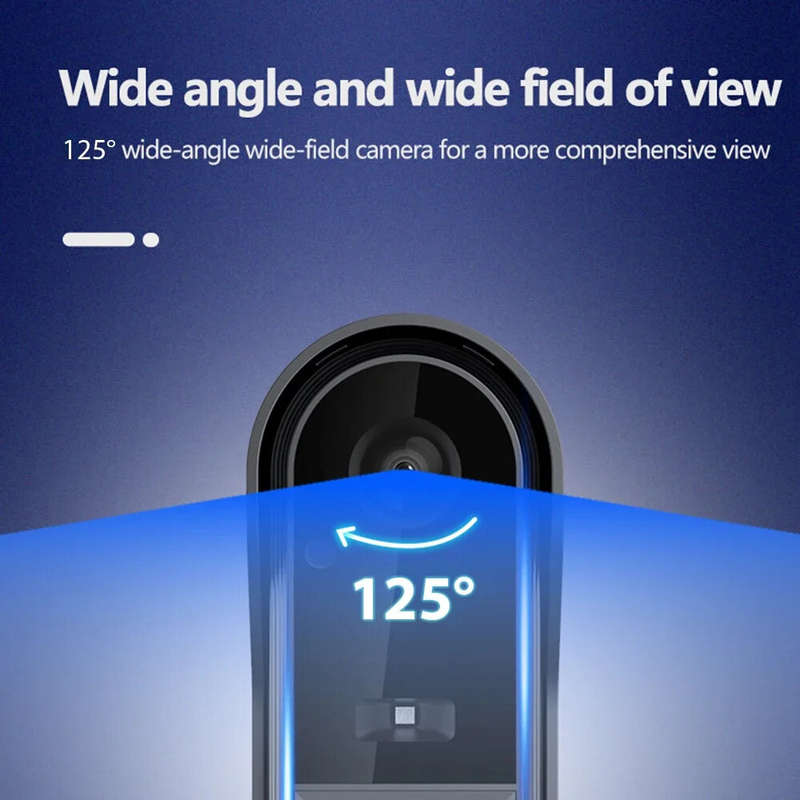 M15S Intelligent Cat Eye Doorbell Intelligent Wireless Visual Doorbell Smart Dingdong Doorbell Calle