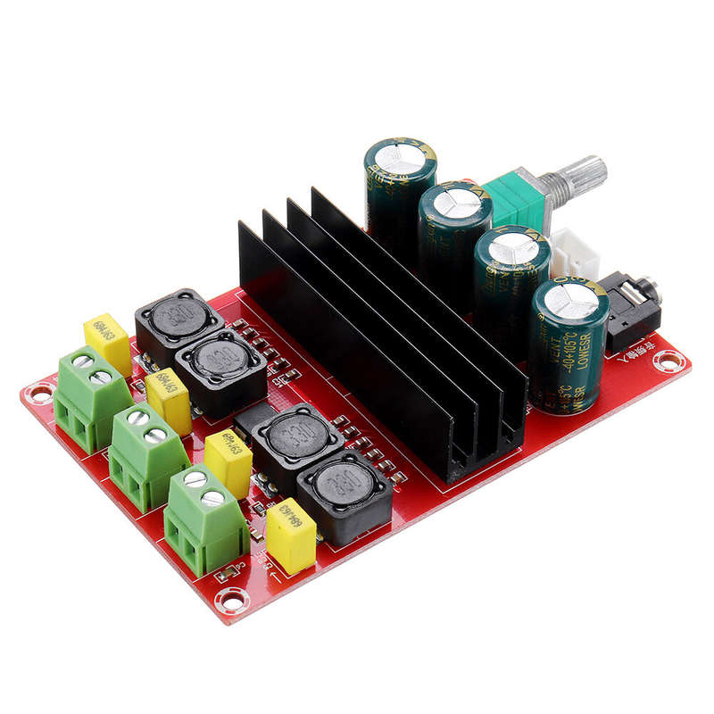 XH-M190 TDA3116D2 2x100W High Power Digital Power Amplifier Board TPA3116 Dual Channel Amplifier Boa