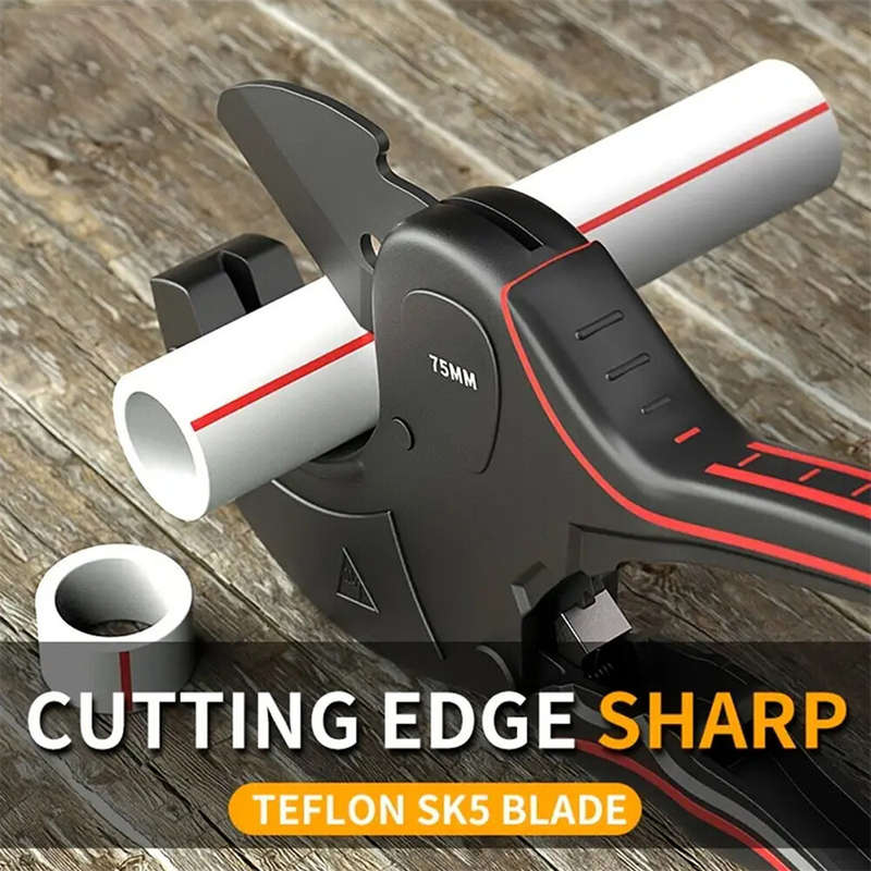 1PCS 75MM High-Speed Steel Industrial Pipe Cutter Scissors for Versatile Material Cutting PP PVC ABS