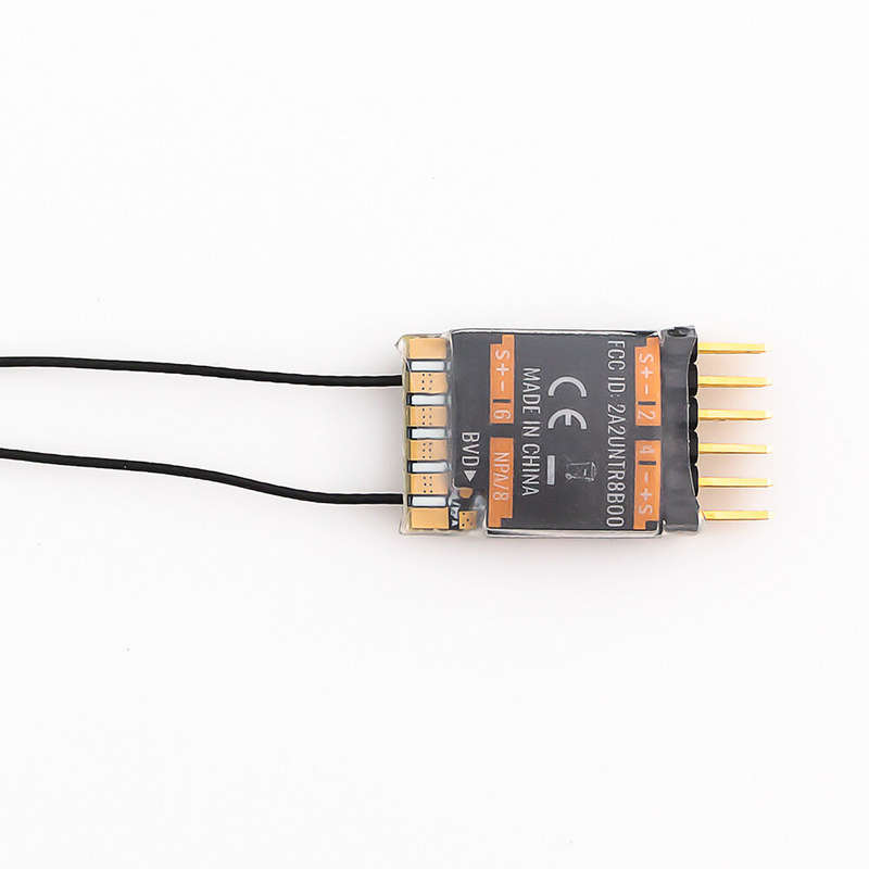 Flysky FS-TR8B 2.4GHz 8CH AFHDS 3 Micro Receiver PWM/PPM/i.BUS/S.BUS Output Support 2 Newport for FP