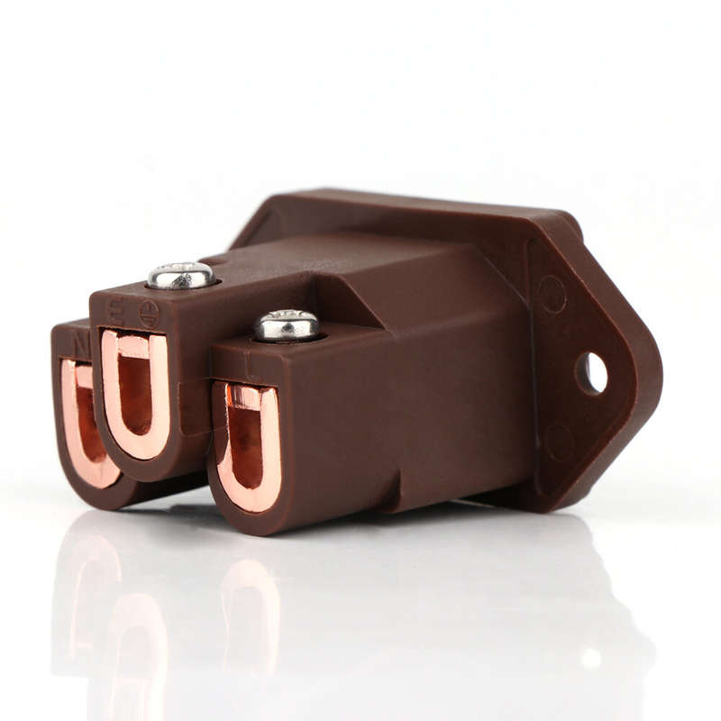 Monosaudio IB70 AC 250V 10A Power Socket Plug for Amplifier Power Supply Solder-free for Speaker Amp