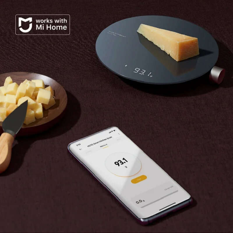 HOTO Smart Kitchen Scale Bluetooth APP Electronic Scale, Mechanical Scale Food Weighing Measuring To