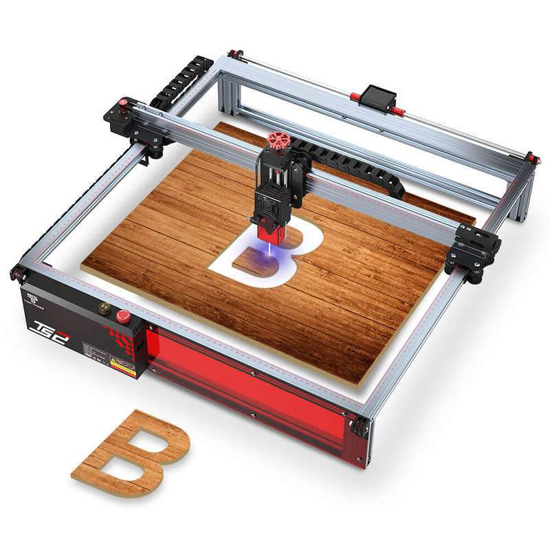 TWOTREES TS2 Laser Engraver Professional Laser Engraving Machine 450mm*450mm Large Engraving Area 10