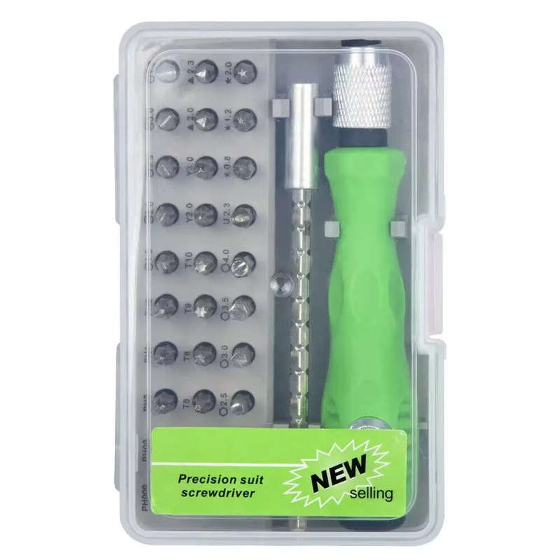 32-in-1 Precision Screwdriver Set Magnetic Bits Chrome Vanadium Steel Ideal for Phones Laptops Camer