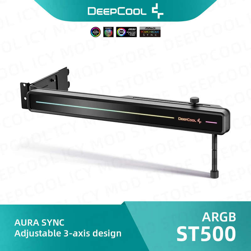 DeepCool ST500 ARGB Graphic Cards Holder for Graphic Cards Supportting DC5V VGA Holder 3-Axis Adjust