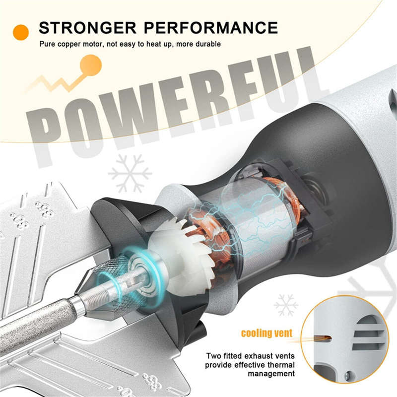 Cordless Chainsaw Sharpener Electric Handheld Chainsaw Sharpening Kit High Speed Chainsaw Sharpening