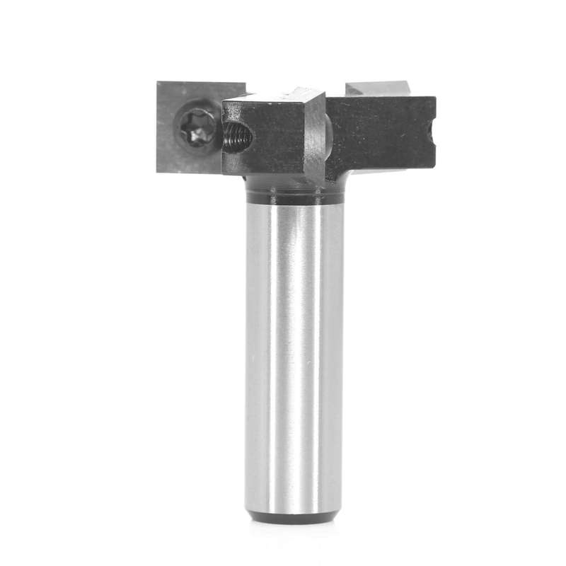1/2" 12.7mm Shank 3 Wings Router Bit Carbide Insert Wood CNC Router Bit 1-1/2'' Cut Dia 15/32'' Cut