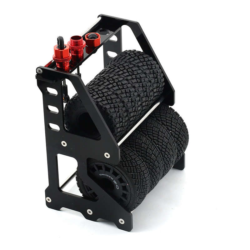 Wheel Tires Rack Tire Storage Rack for 1/10 On-Road Racing Rally Drift Car Tamiya Kyosho 1/18 1/24 R