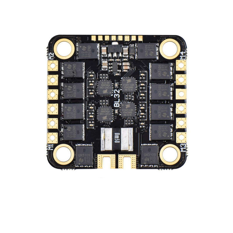 30.5x30.5mm JHEMCU BL32-55 55A 3-6S BLheli_32 32Bits DShot1200 4In1 Brushless ESC for RC Drone FPV R
