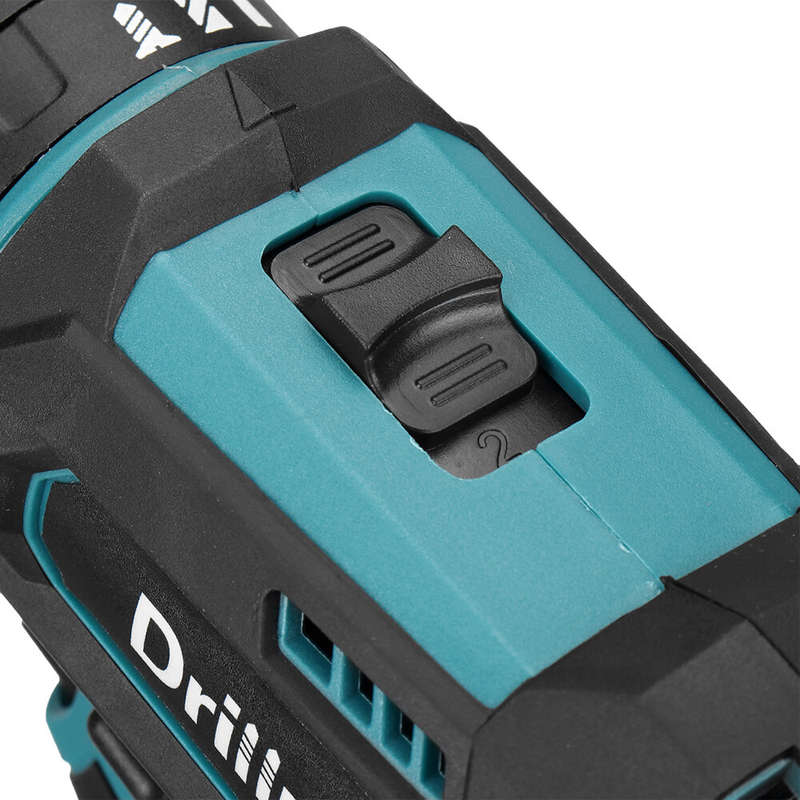 Drillpro 10mm Chuck Impact Drill 350N.m Cordless Electric Drill For Mak18V Battery 4000RPM LED Light