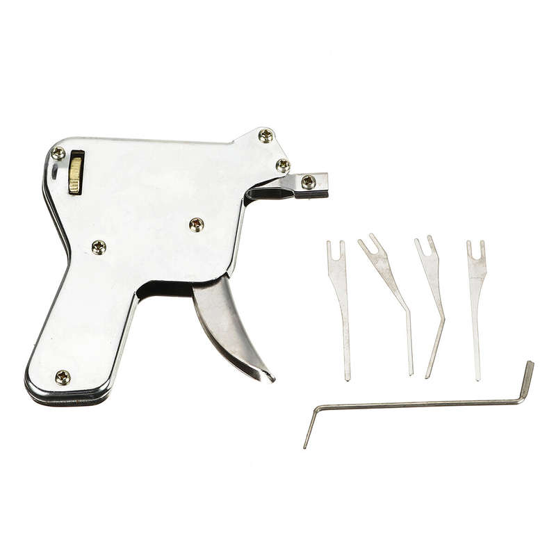 30PCS Lock Pick Set Steel Material with Transparent Practice Padlock and 5-in-1 Card Tool Versatile