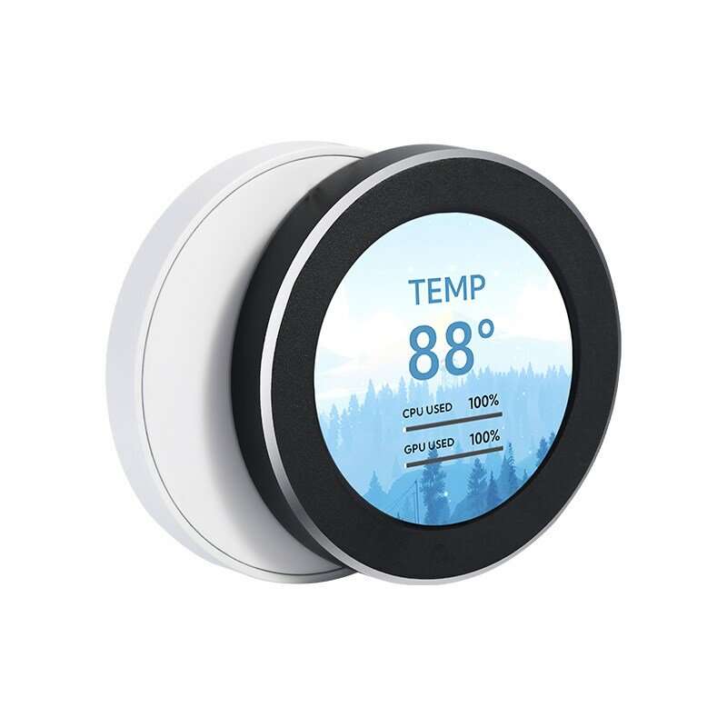 2.1-inch Water-cooled IPS USB Secondary Screen Built-in Screen Monitor Computer Status 360-degree Ro