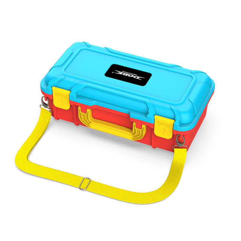 DOBE for Switch OLED Multifunctional Zipper Storage Box Portable Switch Game Console Protective Hard