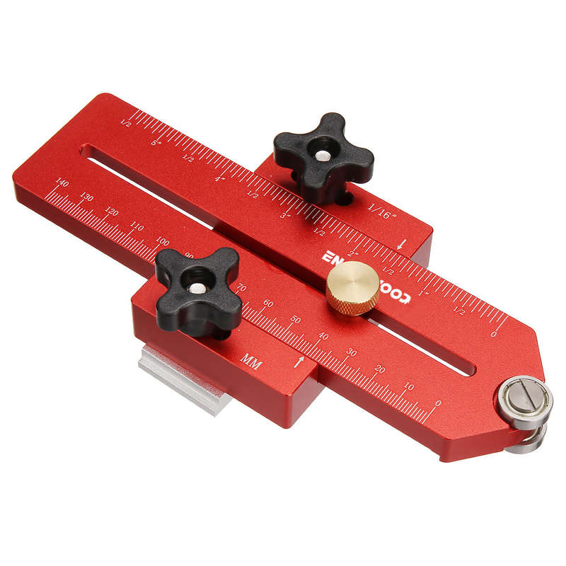 ENJOYWOOD GD704C Upgrade Aluminum Alloy Table Saw Thin Rip Jig For Woodworking Repeat Thin Cut Easy