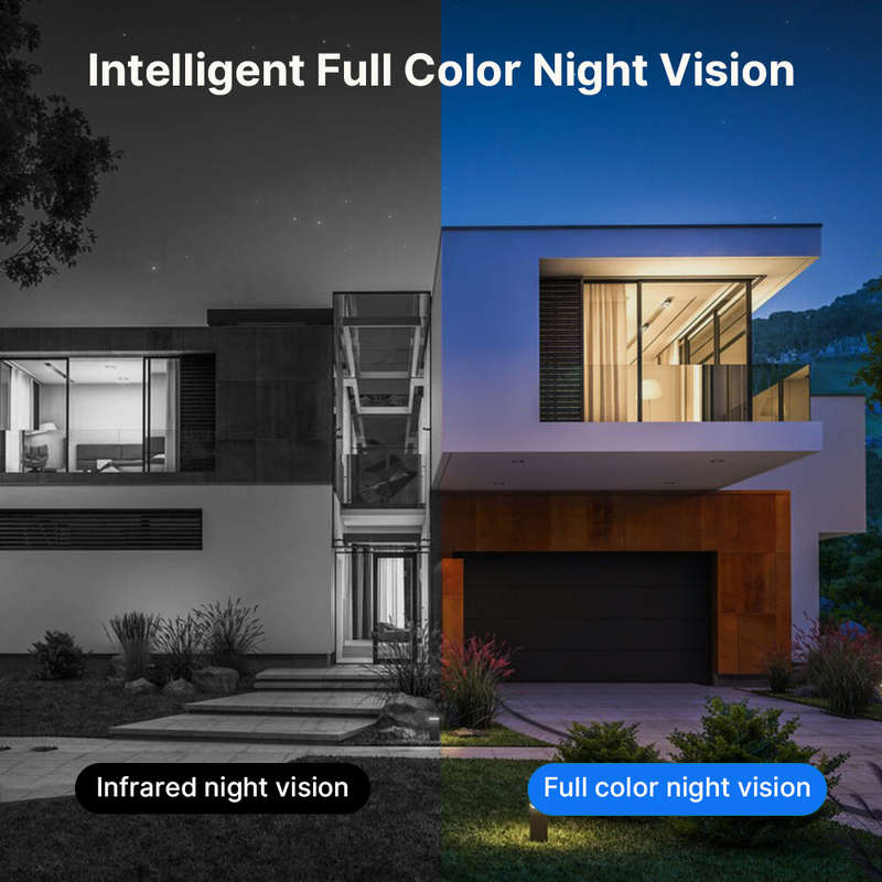 Hiseeu 4K 8MP WiFi Security Camera Outdoor Intelligent PTZ 2-way Audio Cam Night Vision AI Human Det