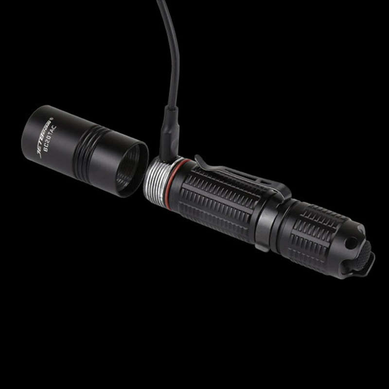 JETBeam BC20TAC 1100LM 263m Ultrabright Anduril UI Strong Flashlight Long Throw 18650 Powerful LED T